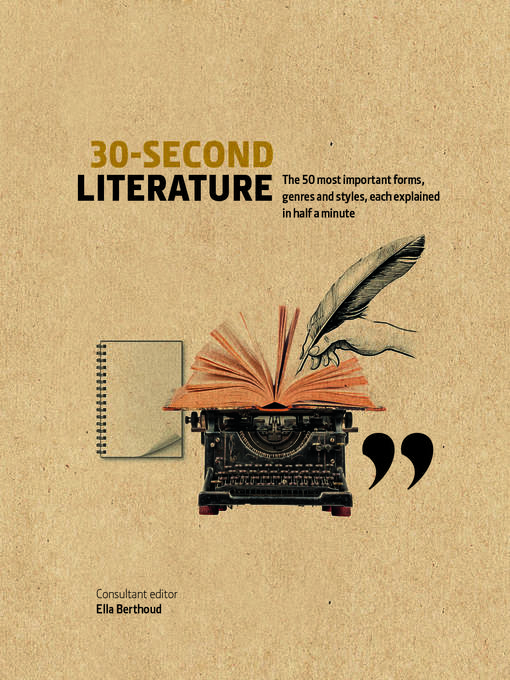 Title details for 30-Second Literature by Ella Berthoud - Wait list